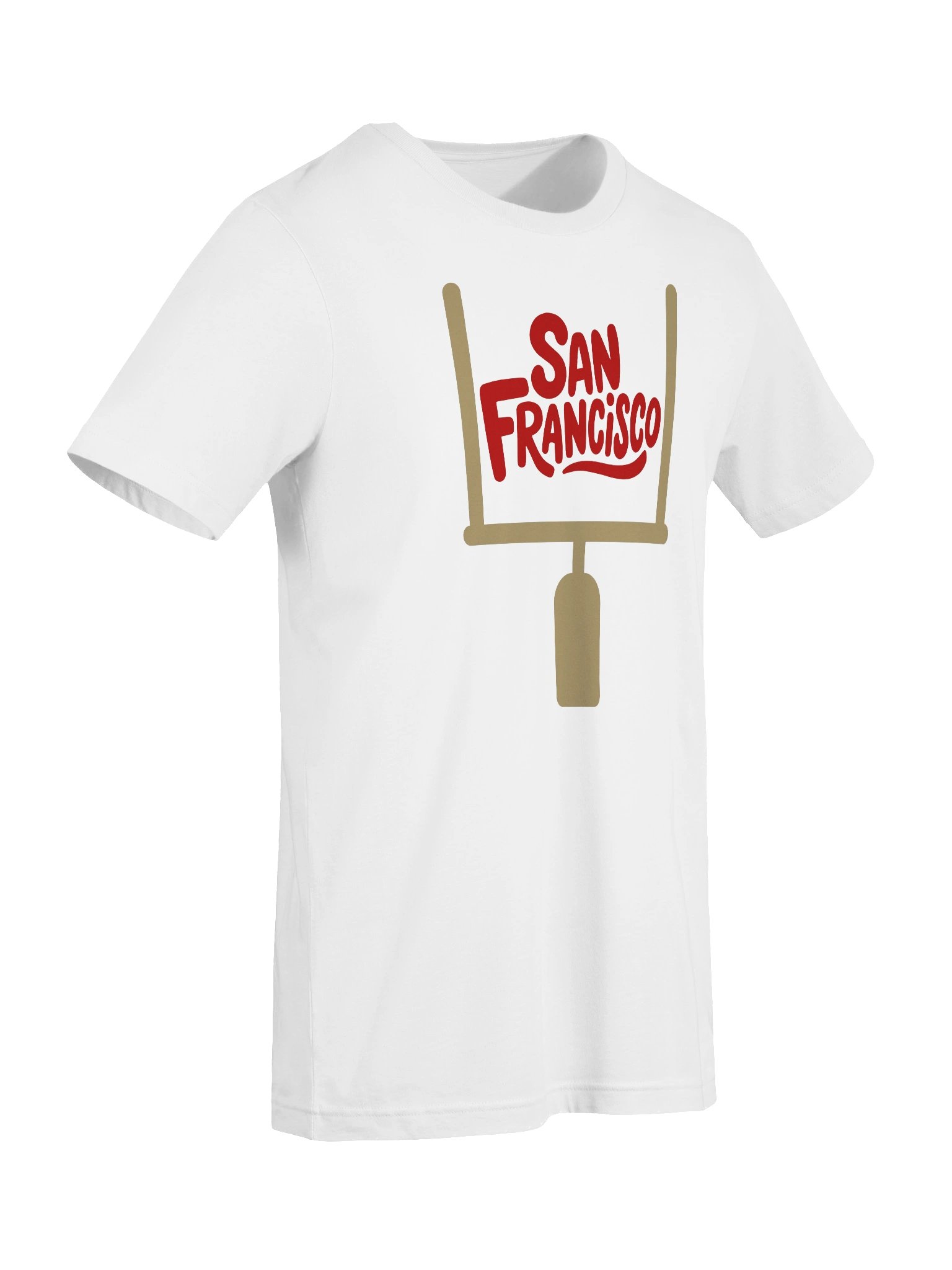 San Francisco Red Script Tee — Bella+Canvas product image (7)
