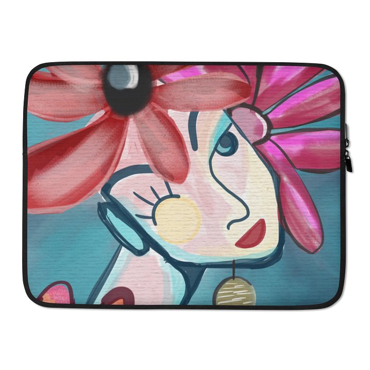 Vibrant Visage Laptop Sleeve - Daisy Girl product image (2)