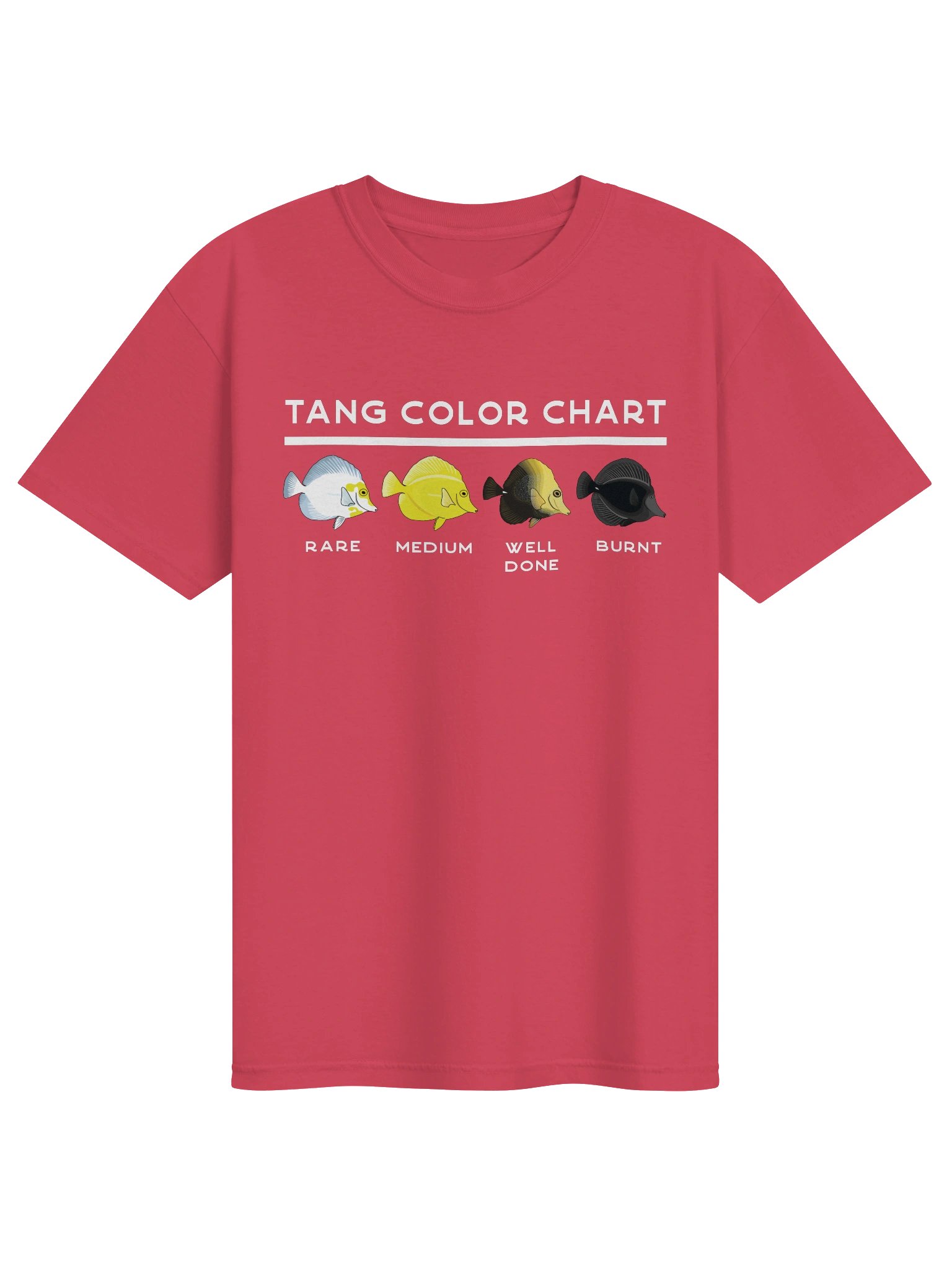Sailfin Tang Color Chart T-Shirt for Reef Aquarium Lovers product image (5)