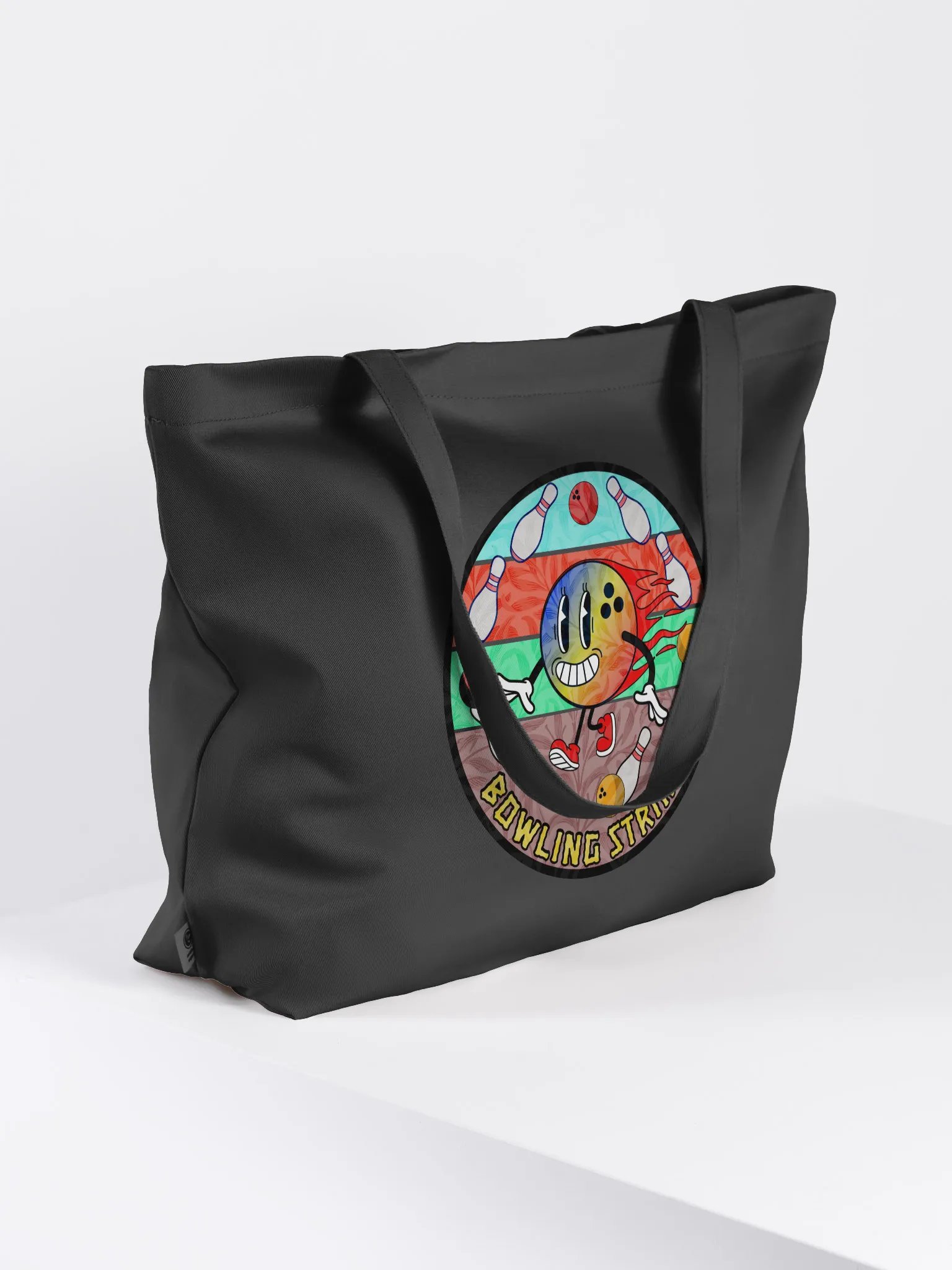 Bowling Striker Ball Tote Bag product image (4)