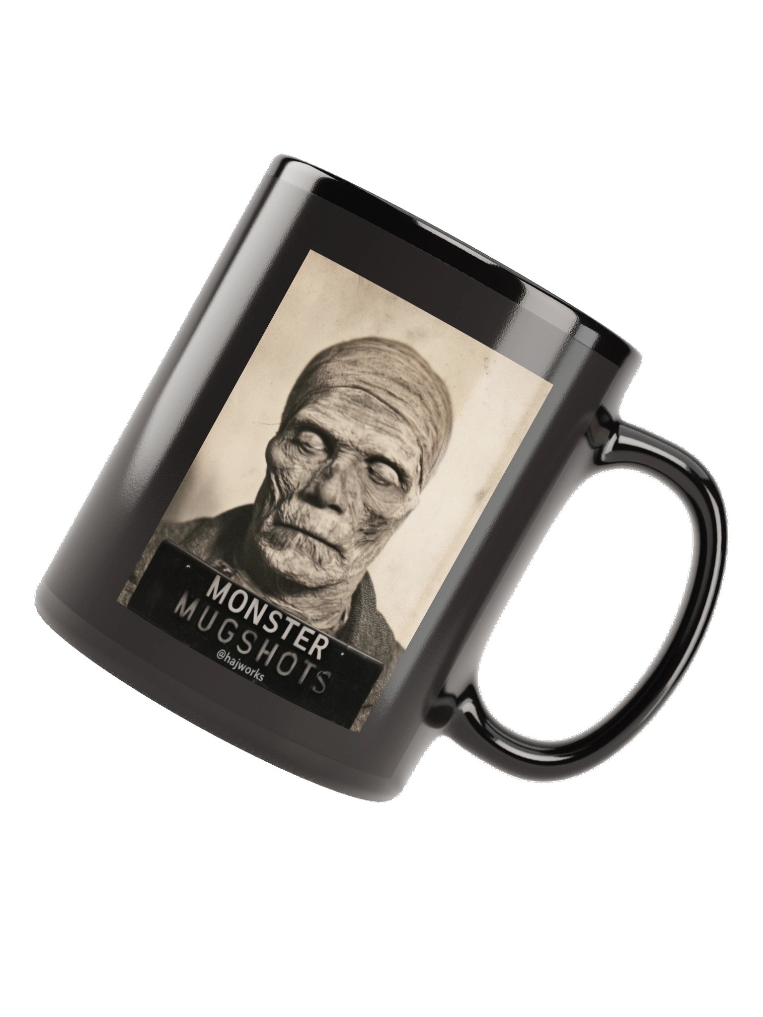 Monster Mugshots No. 004 - Black Ceramic Mug product image (6)