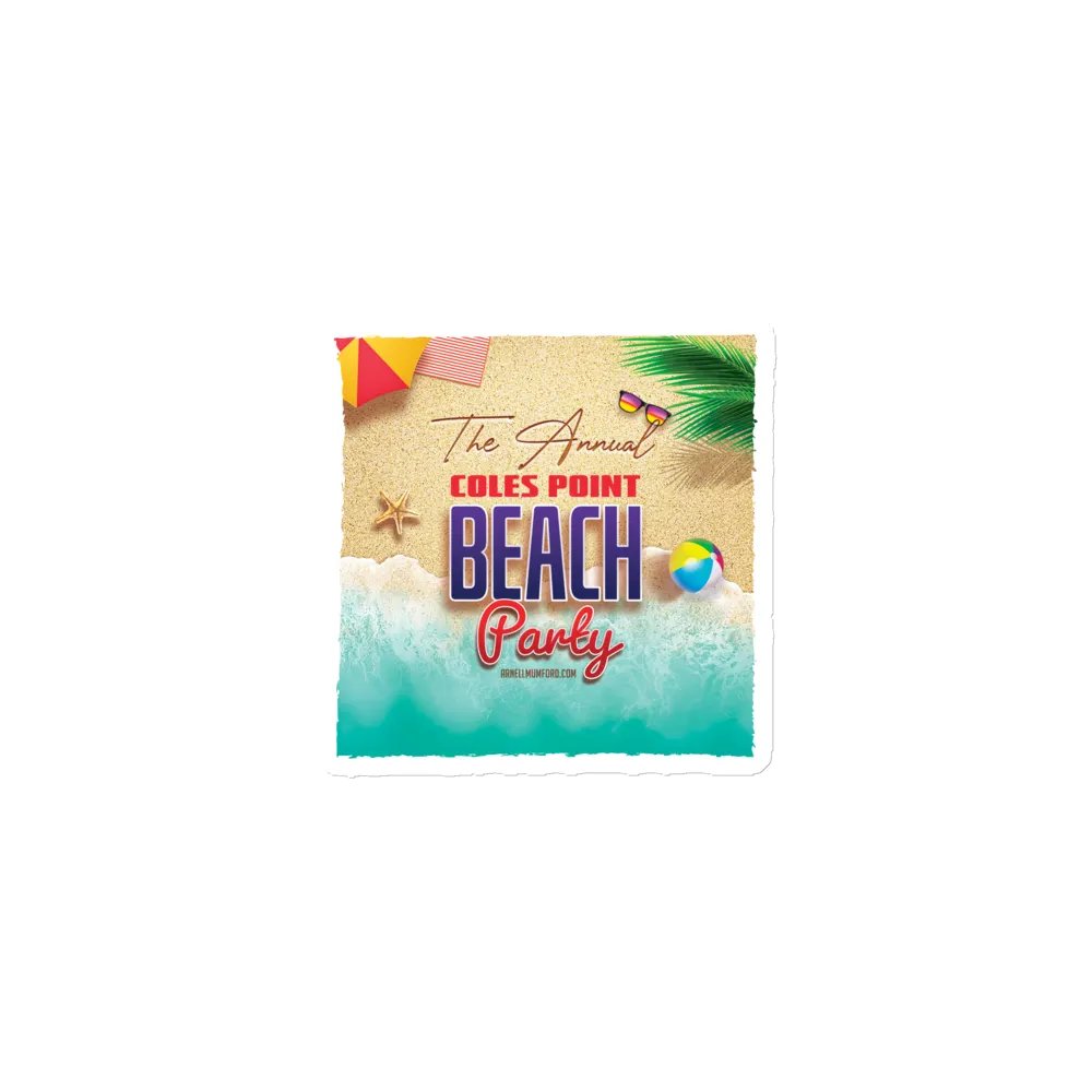 Coles Point Beach Party Magnet product image (1)