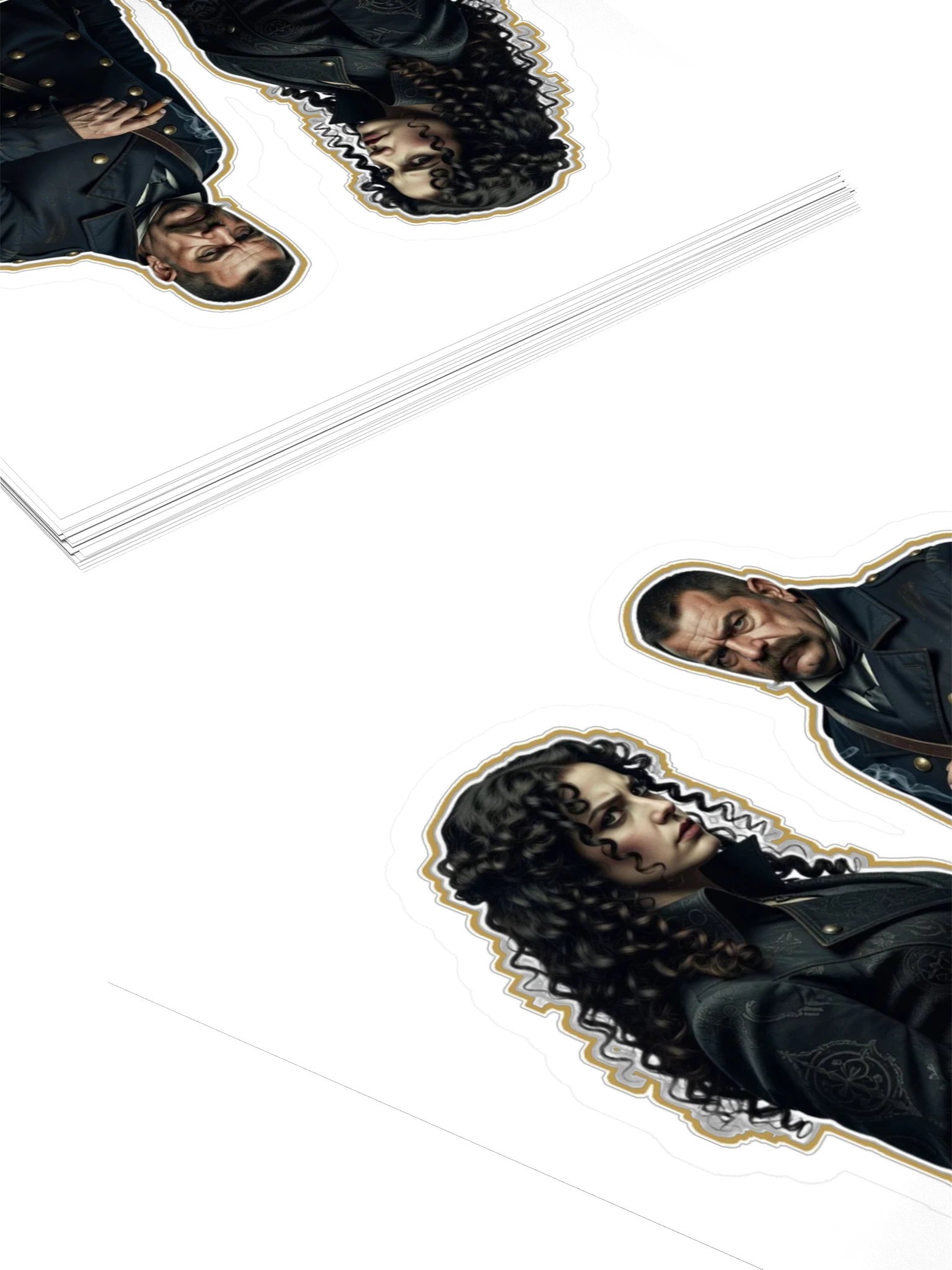 The Brass Veil — Sasha & Dimworth Sticker product image (4)