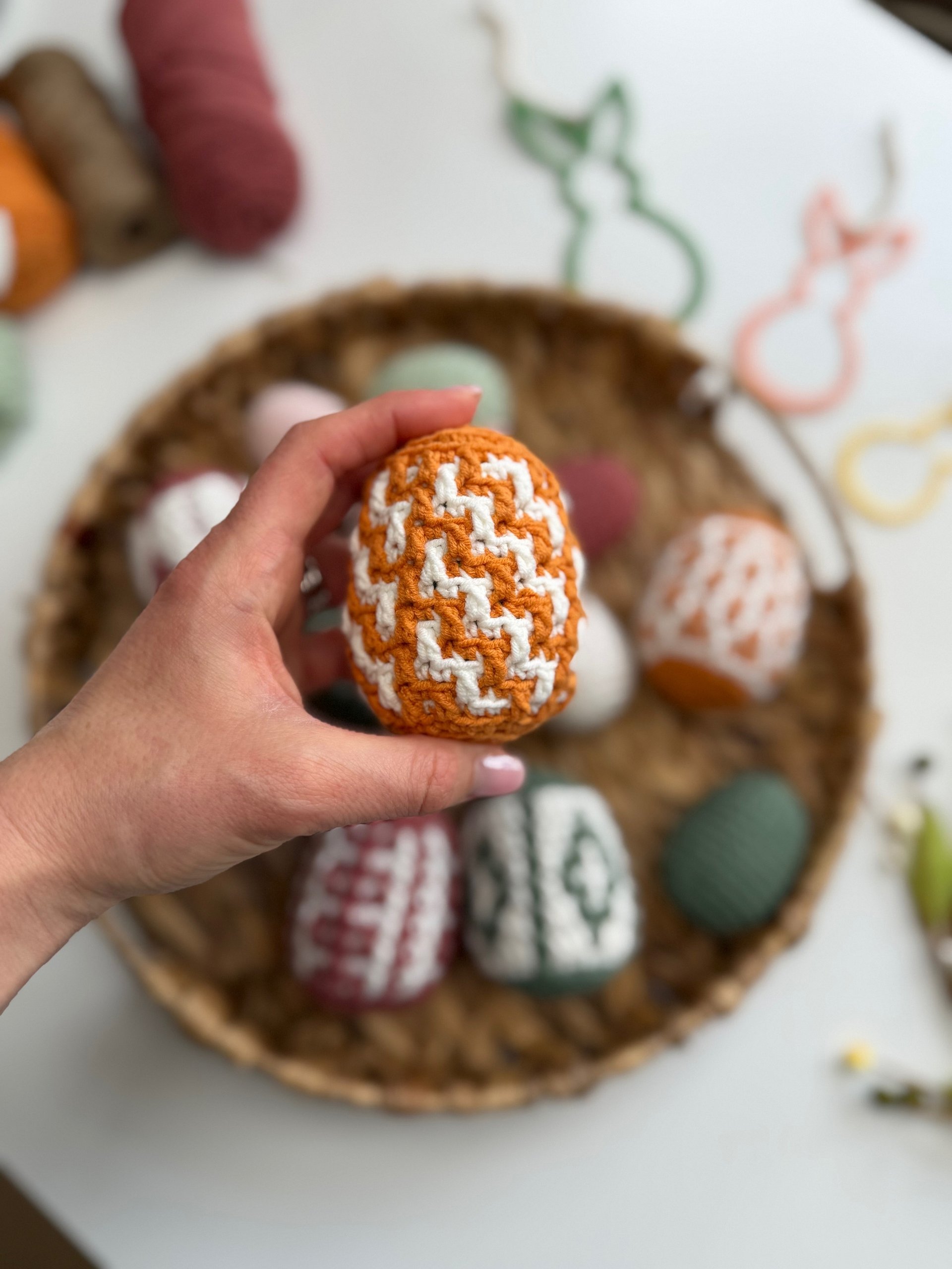 Mosaic Crochet Easter Egg Pattern product image (10)