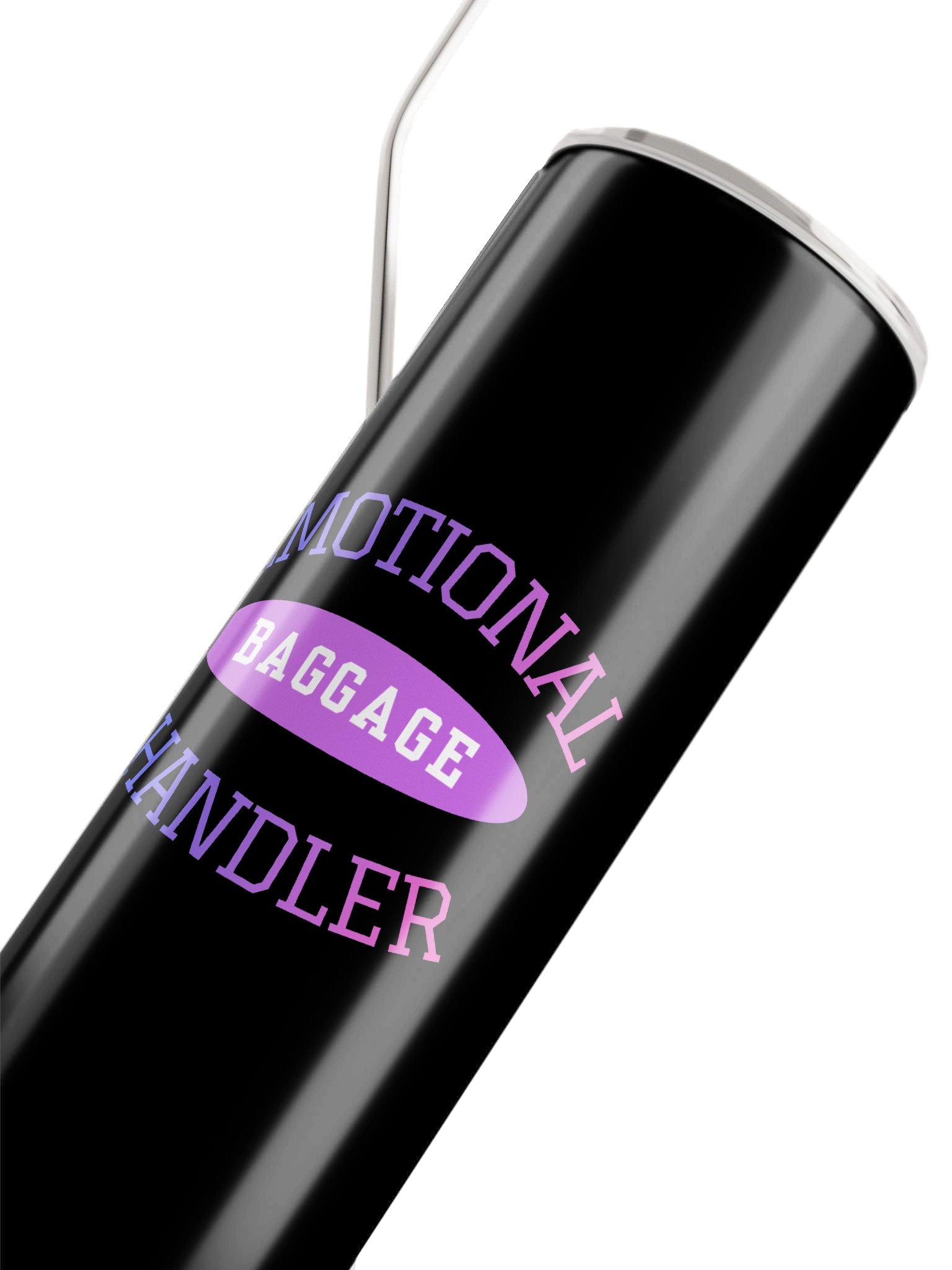 Emotional Baggage Handler Tumbler -Stainless Steel-20oz-Black or White product image (4)