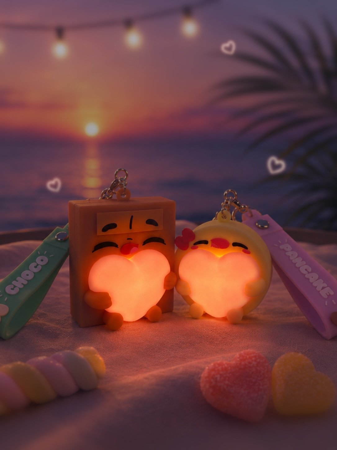 Pancake Light-Up Keychain product image (3)