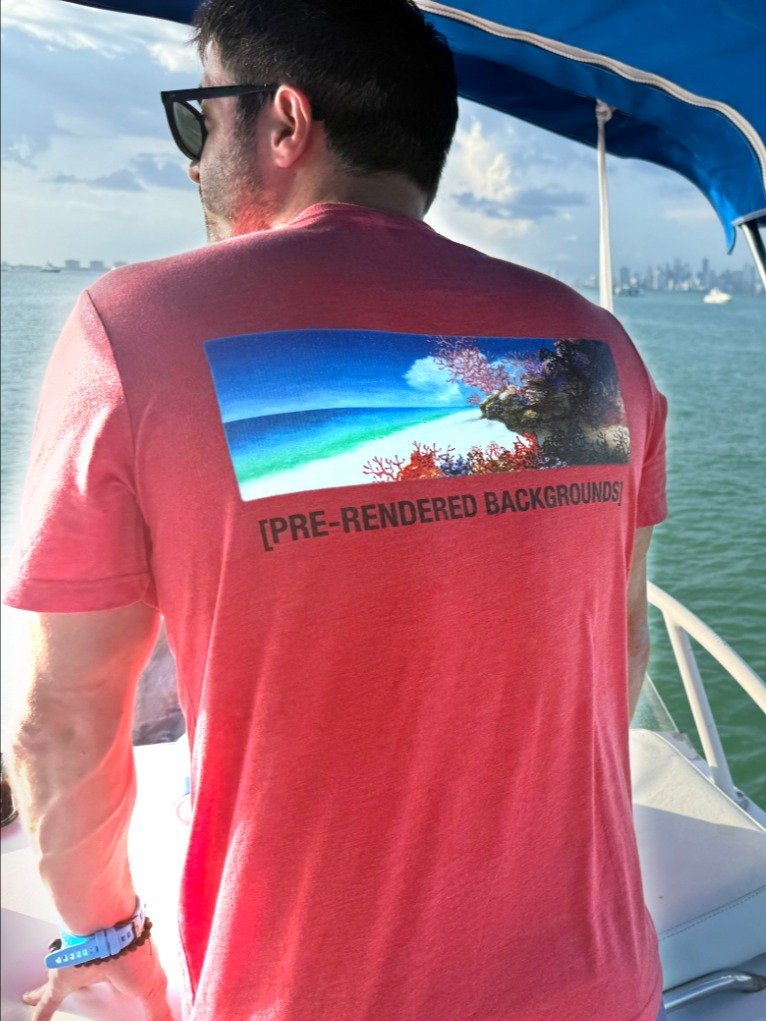 PRE-RENDERED BACKGROUNDS T-SHIRT product image (63)