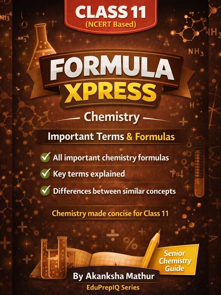 Class 11 Chemistry Formula Xpress product image (1)