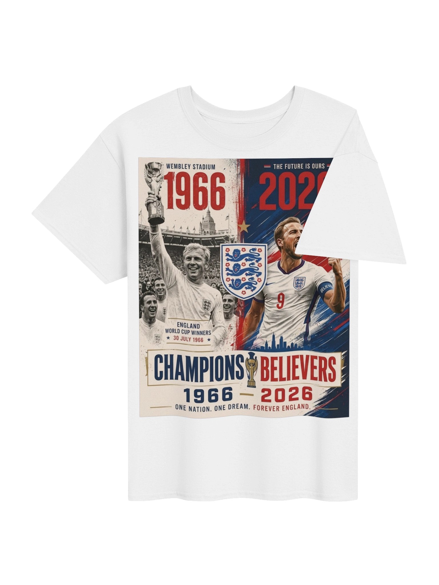 England Soccer Graphic Shirt | 1966-2026 World Cup Fan Tee product image (5)