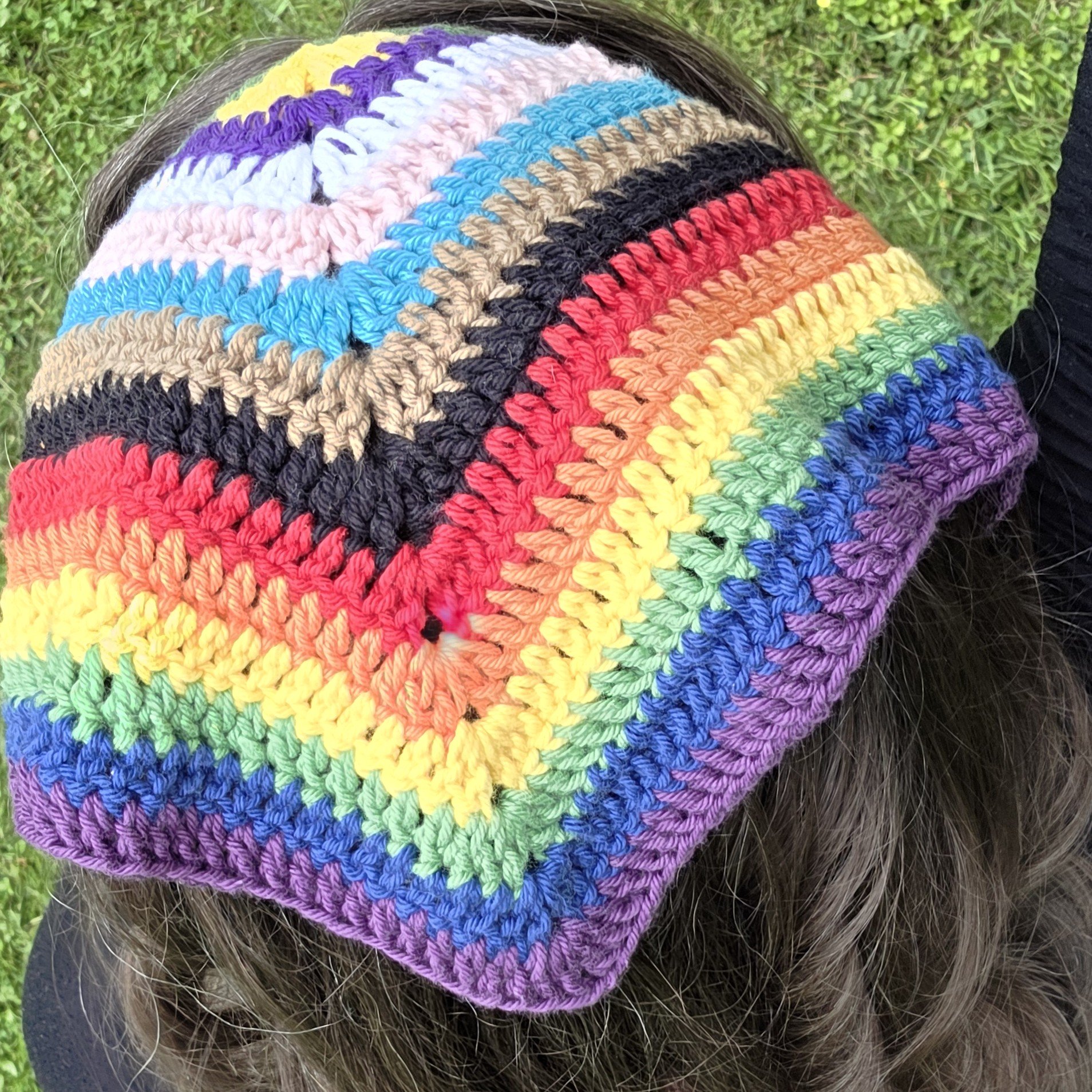Crochet Pride Bandanas: Handmade Cotton Festival Accessory product image (3)