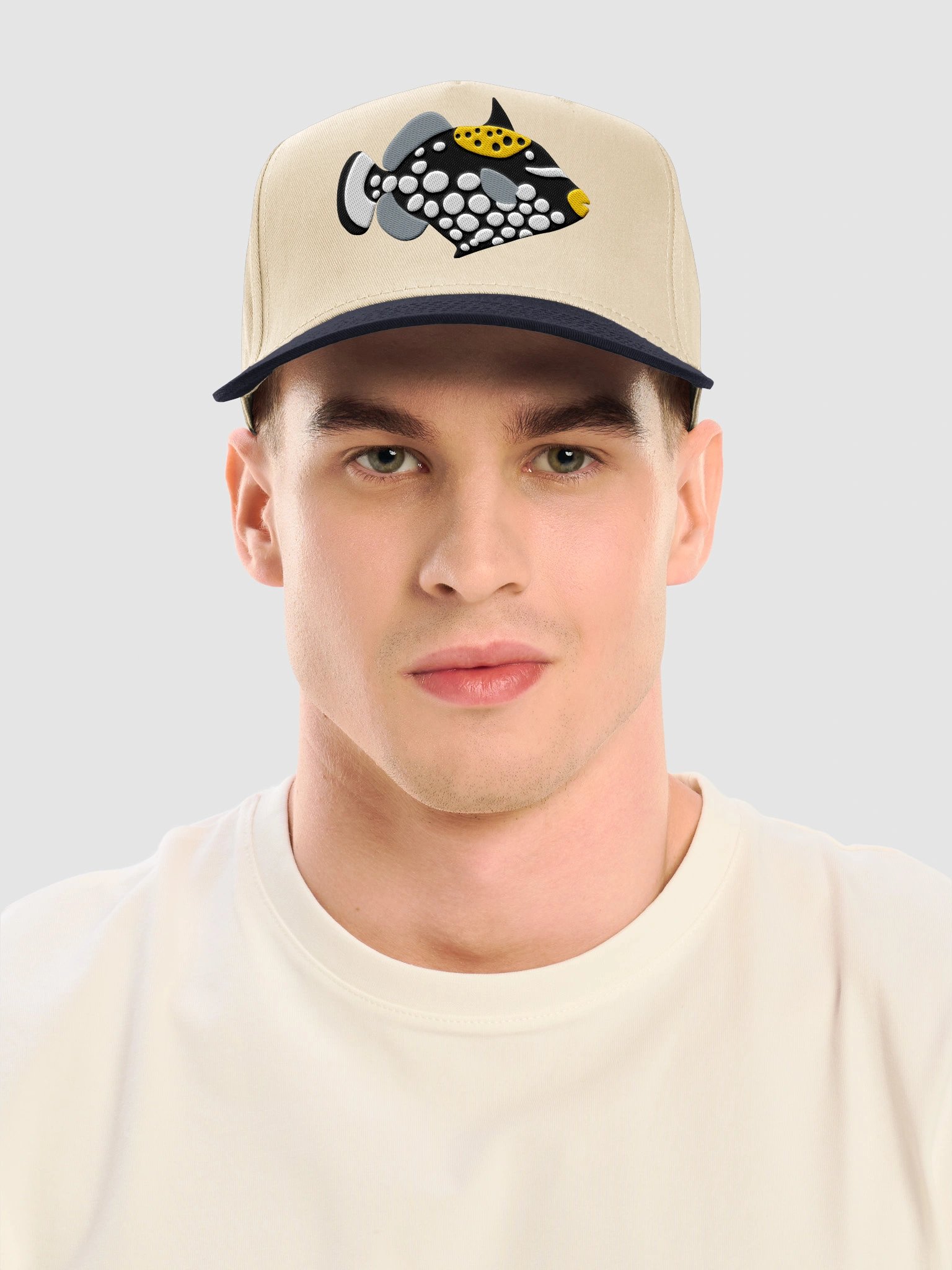 Clown Triggerfish Mid-Profile Baseball Cap (Embroidered) for Reef and Marine Aquarium Lovers product image (2)