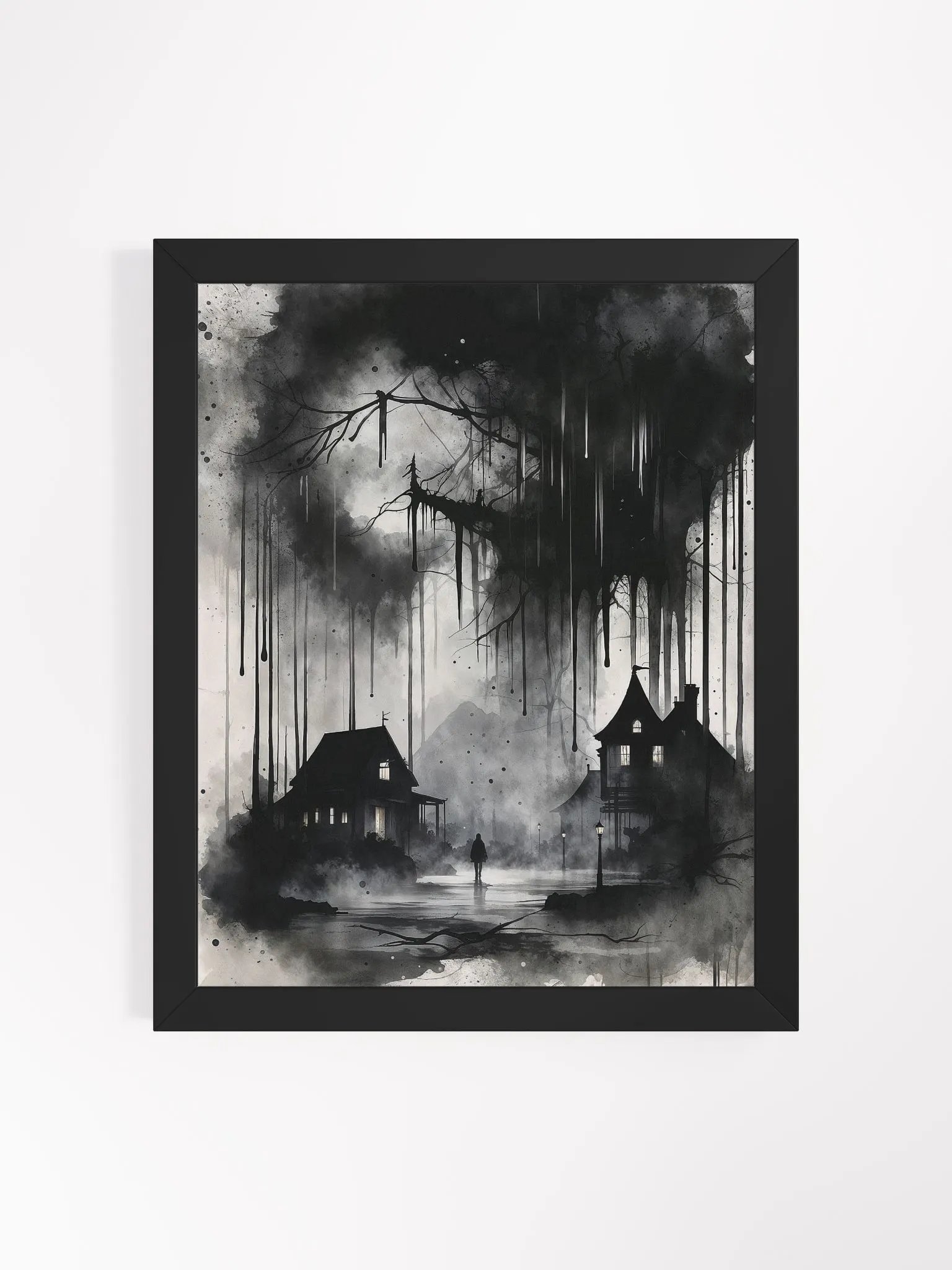 Dripping Darkness Framed Print product image (5)