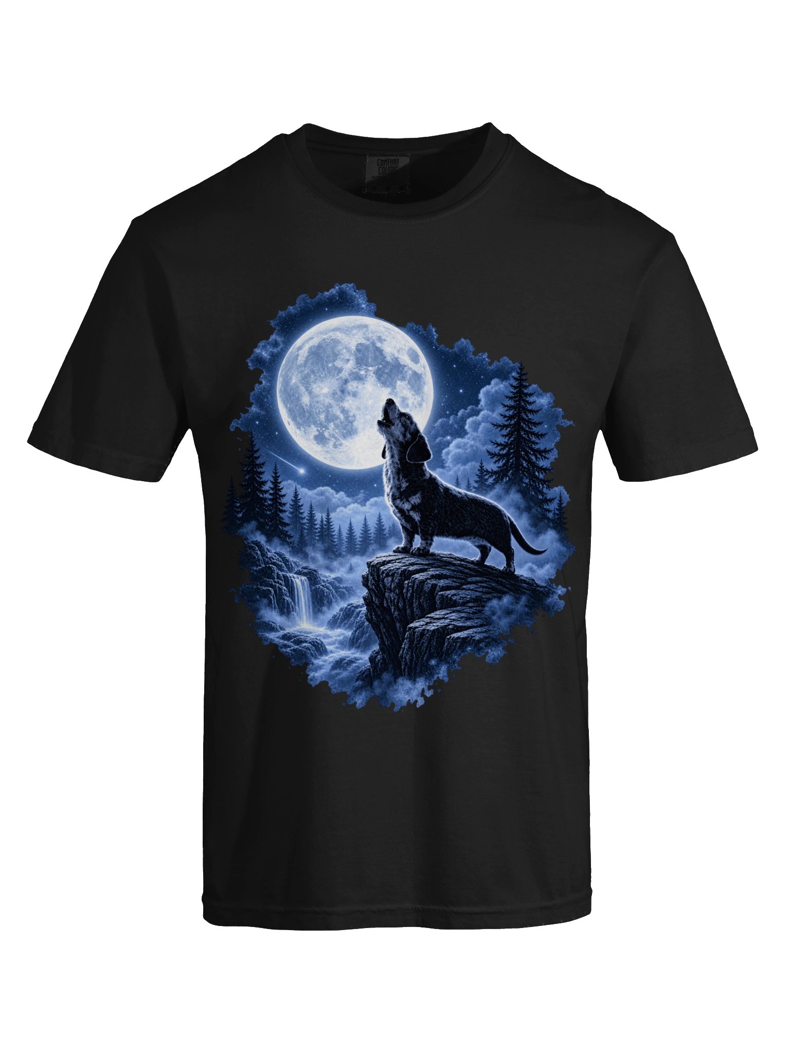 Moonlit Dachshund Adventure Tee product image (5)
