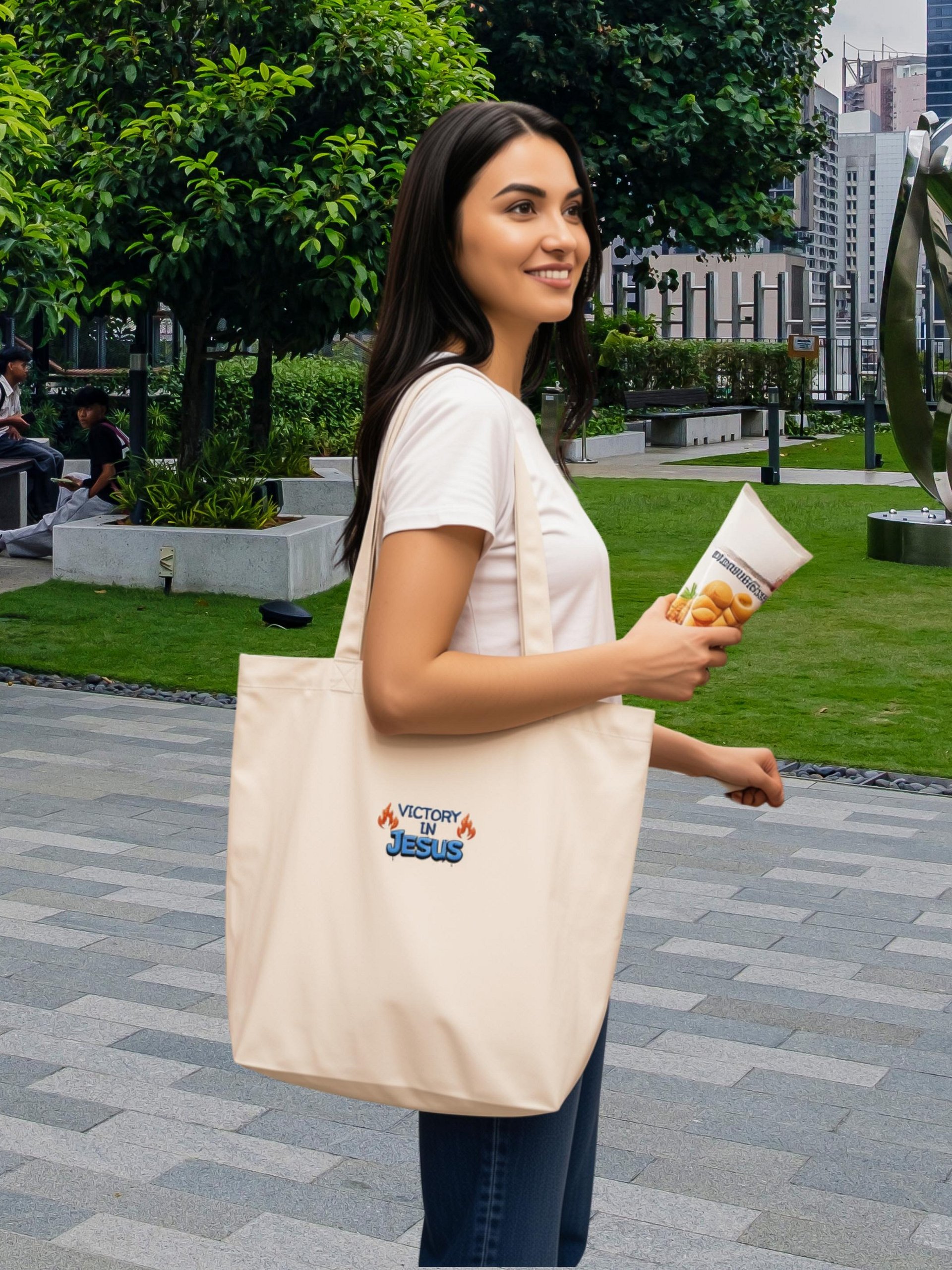 Victory in Jesus Eco-Friendly Tote Bag product image (1)