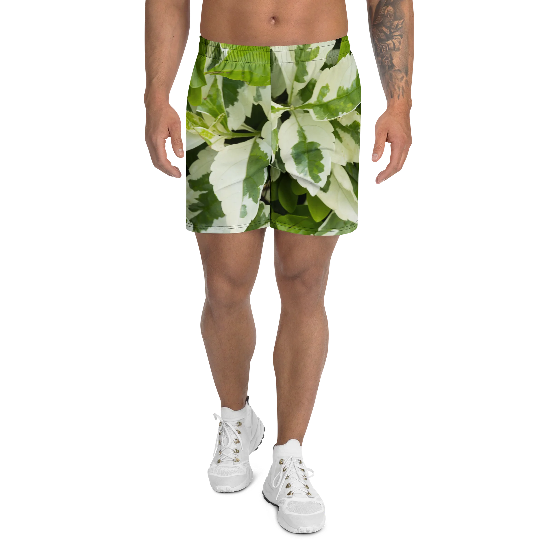 Moss & Parch All-Over Print Athletic Long Shorts product image (1)