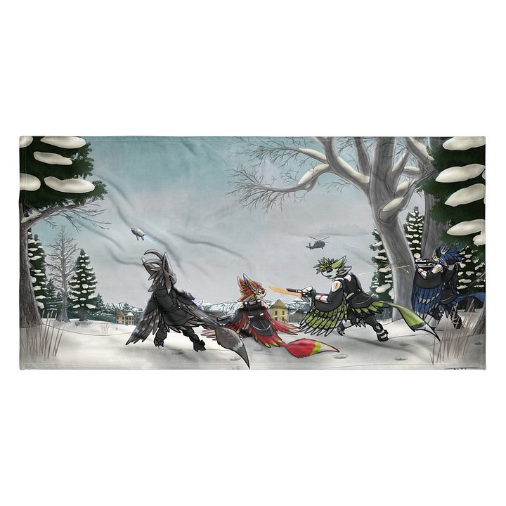 Avali: Final Battle | Earth Invasion Beach Towel product image (2)