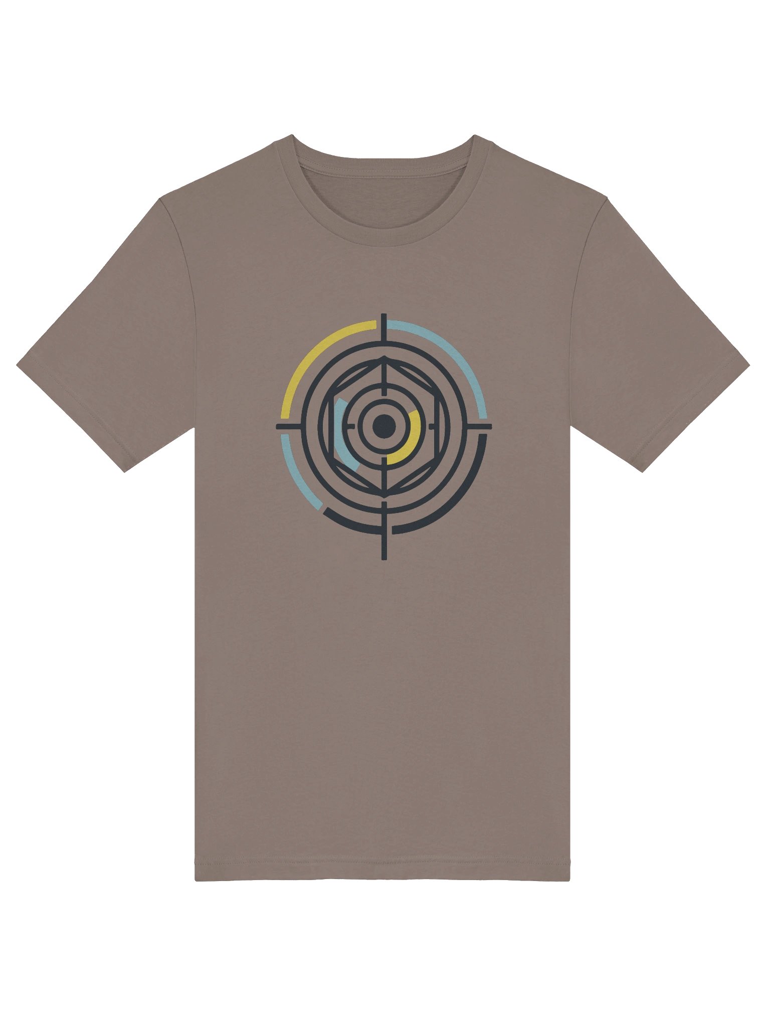 Symmetric Circles Unisex T-Shirt product image (5)