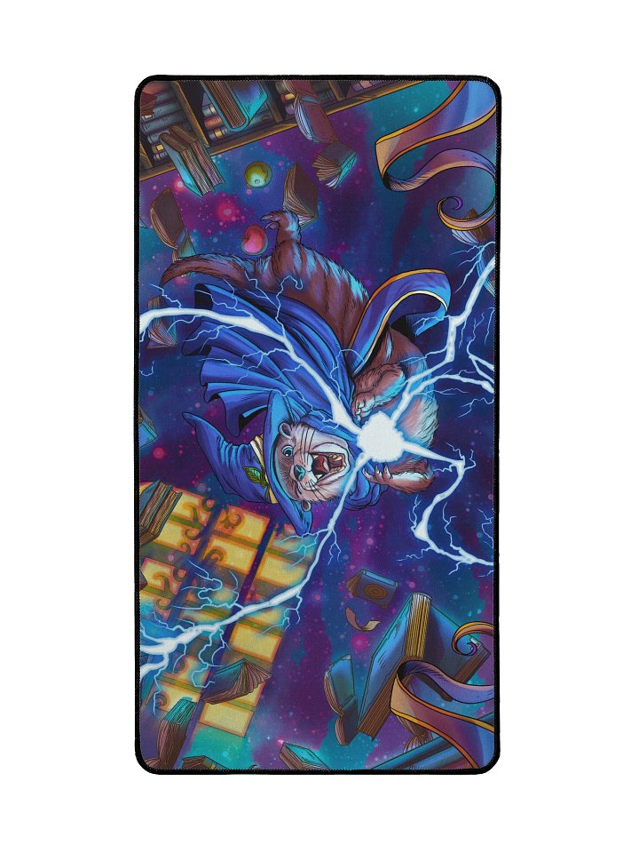 'Otter Wizard' Hand Drawn Playmat by DarkSideTokens! product image (2)
