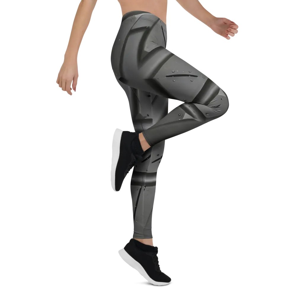 wet tire leggings black - 82% polyester product image (6)