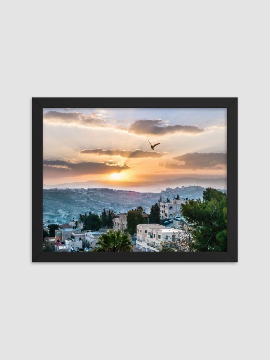 KIDRON VALLEY SUNRISE Framed Poster product image (1)