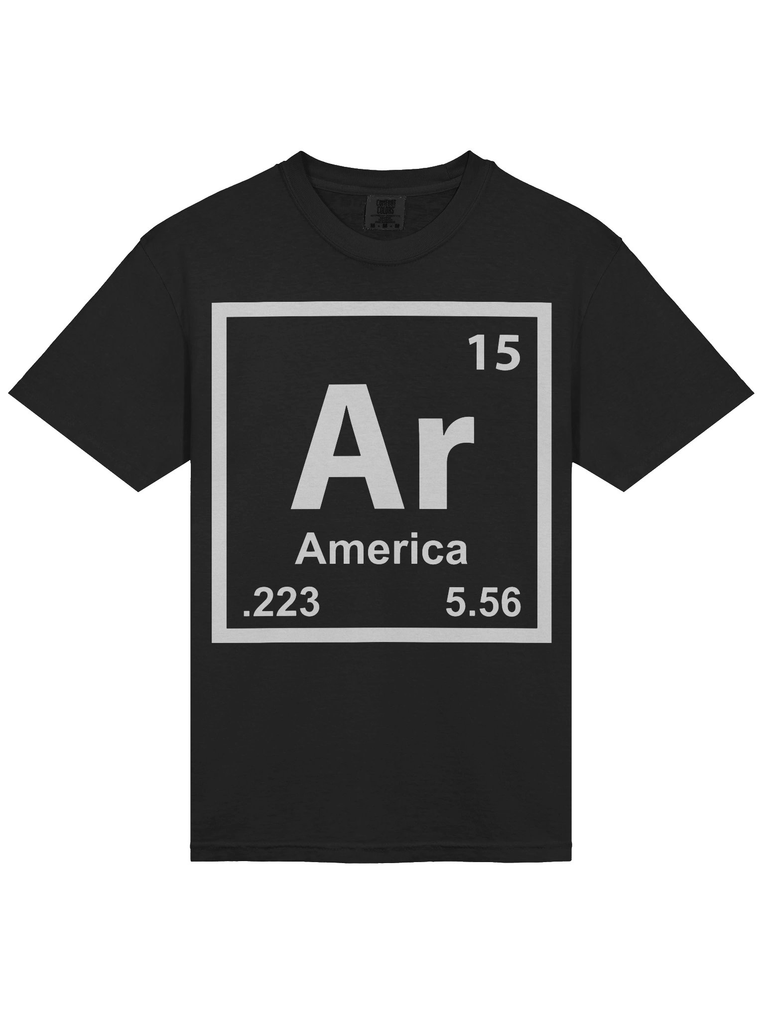 Men's Ar-15 Squared Tee (Front & Back) product image (1)