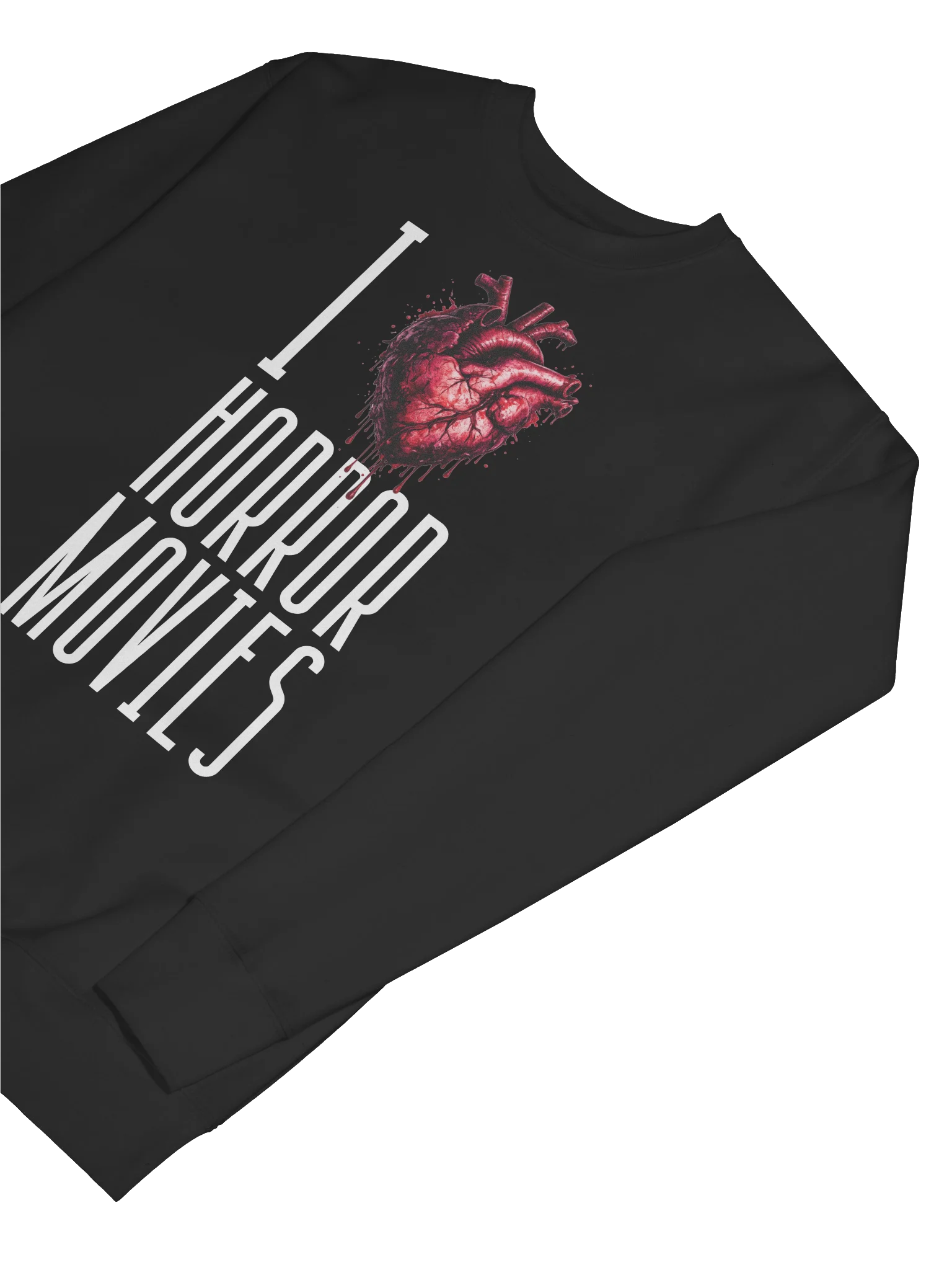 I Love Horror Movies (Heart) - Sweatshirt product image (7)