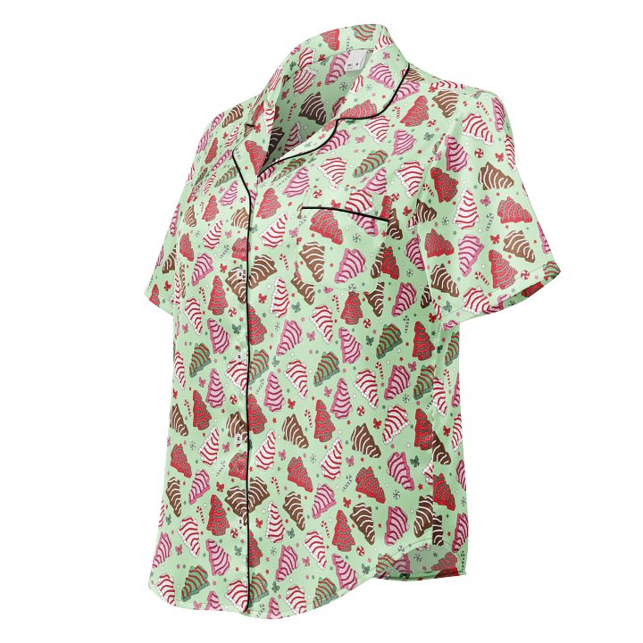 Christmas Tree Cake Women's Pajama Top product image (1)