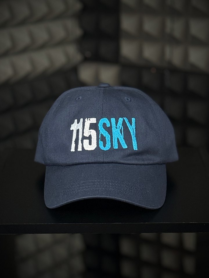 115SKY Classic Dad Hat Blue Logo product image (5)