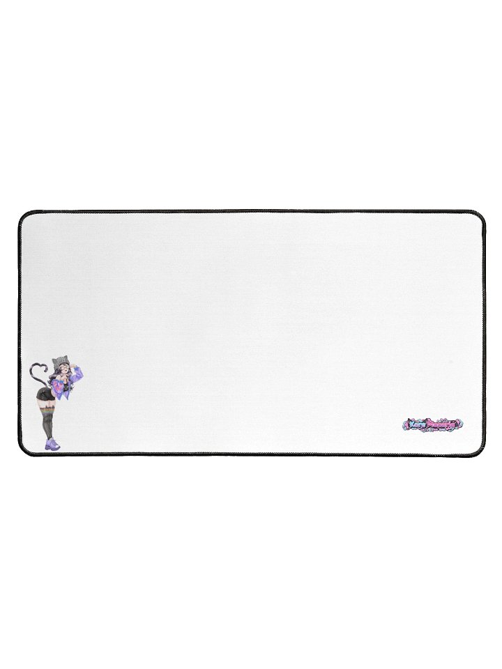 Curlicue Desk Mat (White) product image (1)