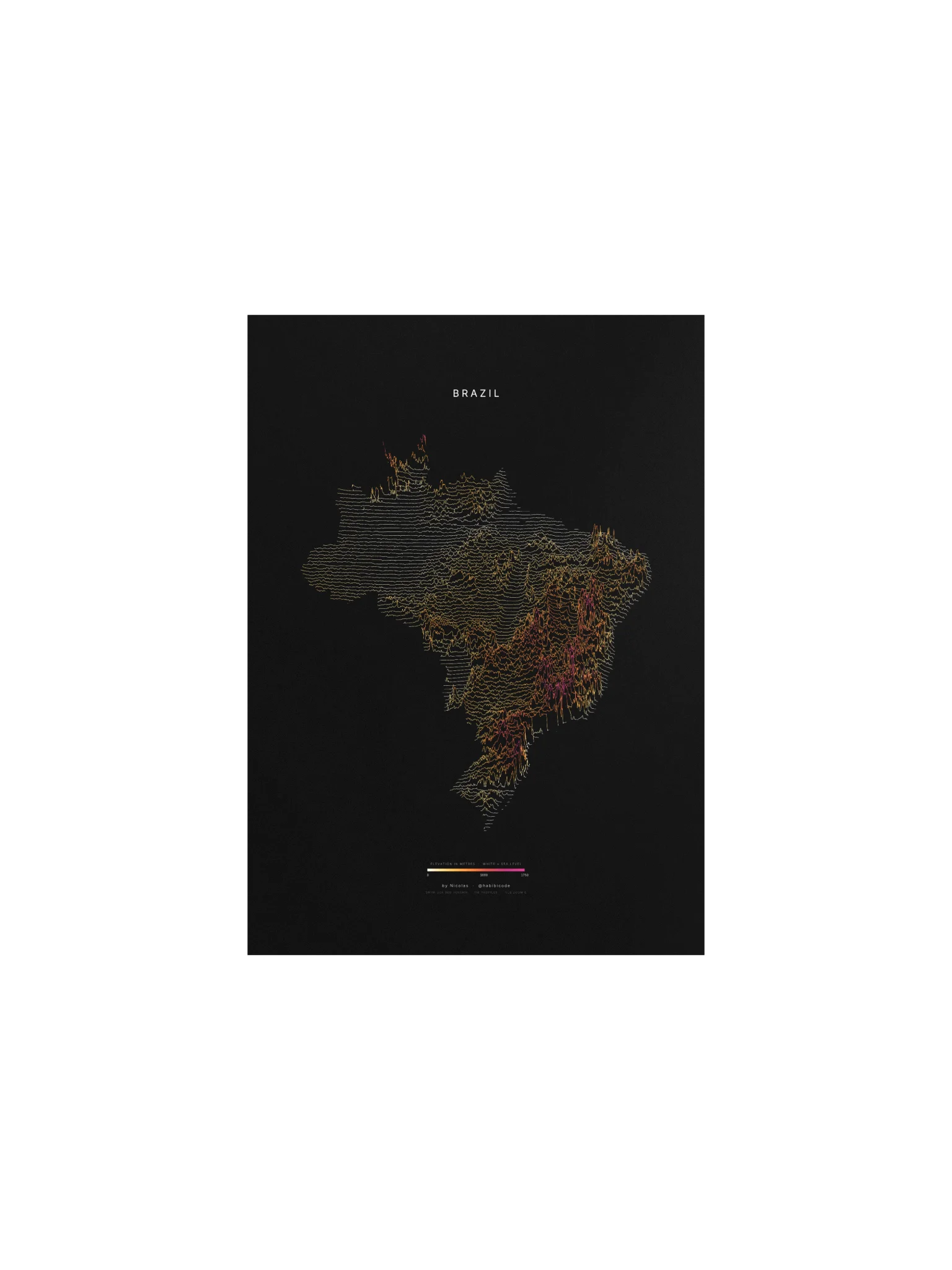 Ridgeline Poster - Brazil product image (1)