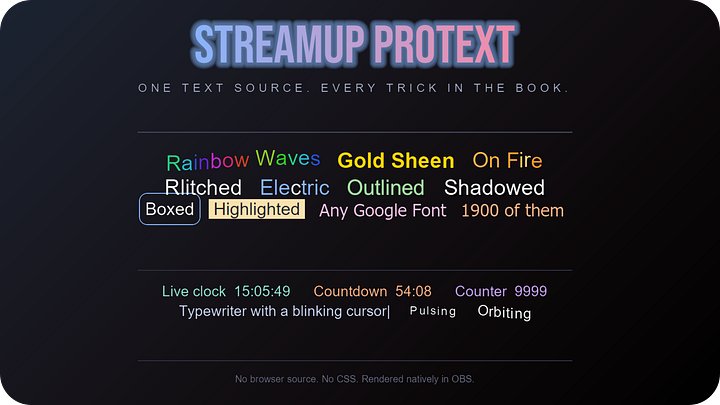 OBS Plugin - SteamUP ProText product image (1)