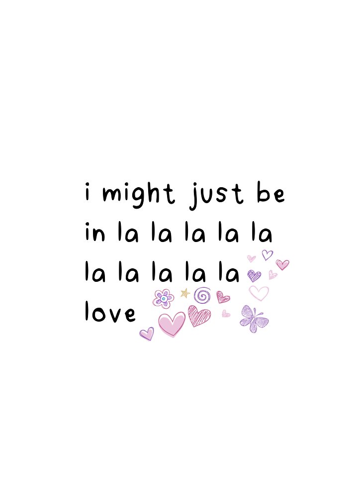 in la la la love sticker product image (1)