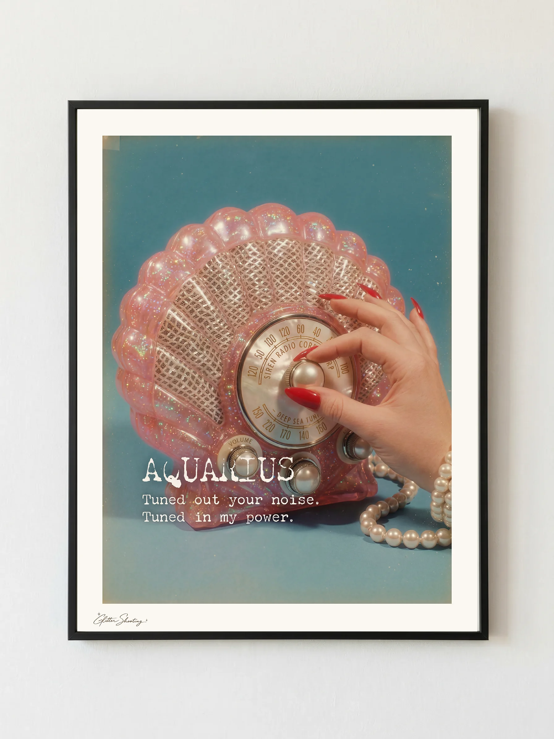 Aquarius Mermaid Zodiac Art Print product image (2)