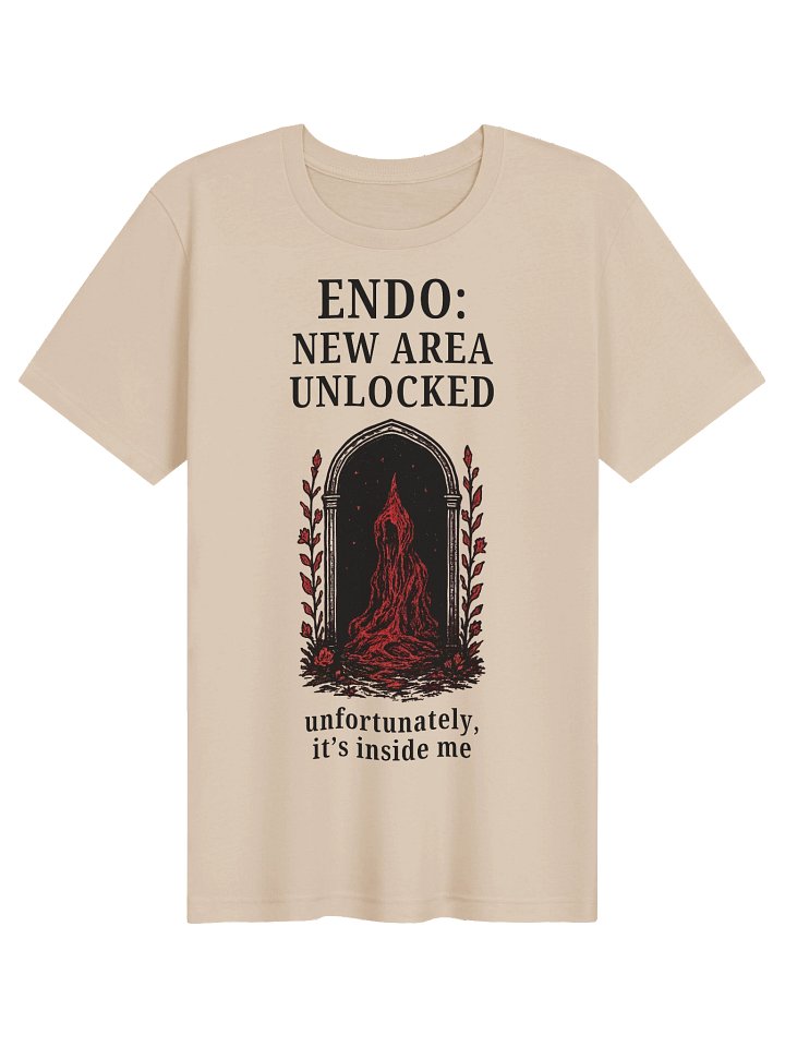 Endometriosis New Area Unlocked Shirt | Endo Awareness & Pelvic Pain Tee product image (1)