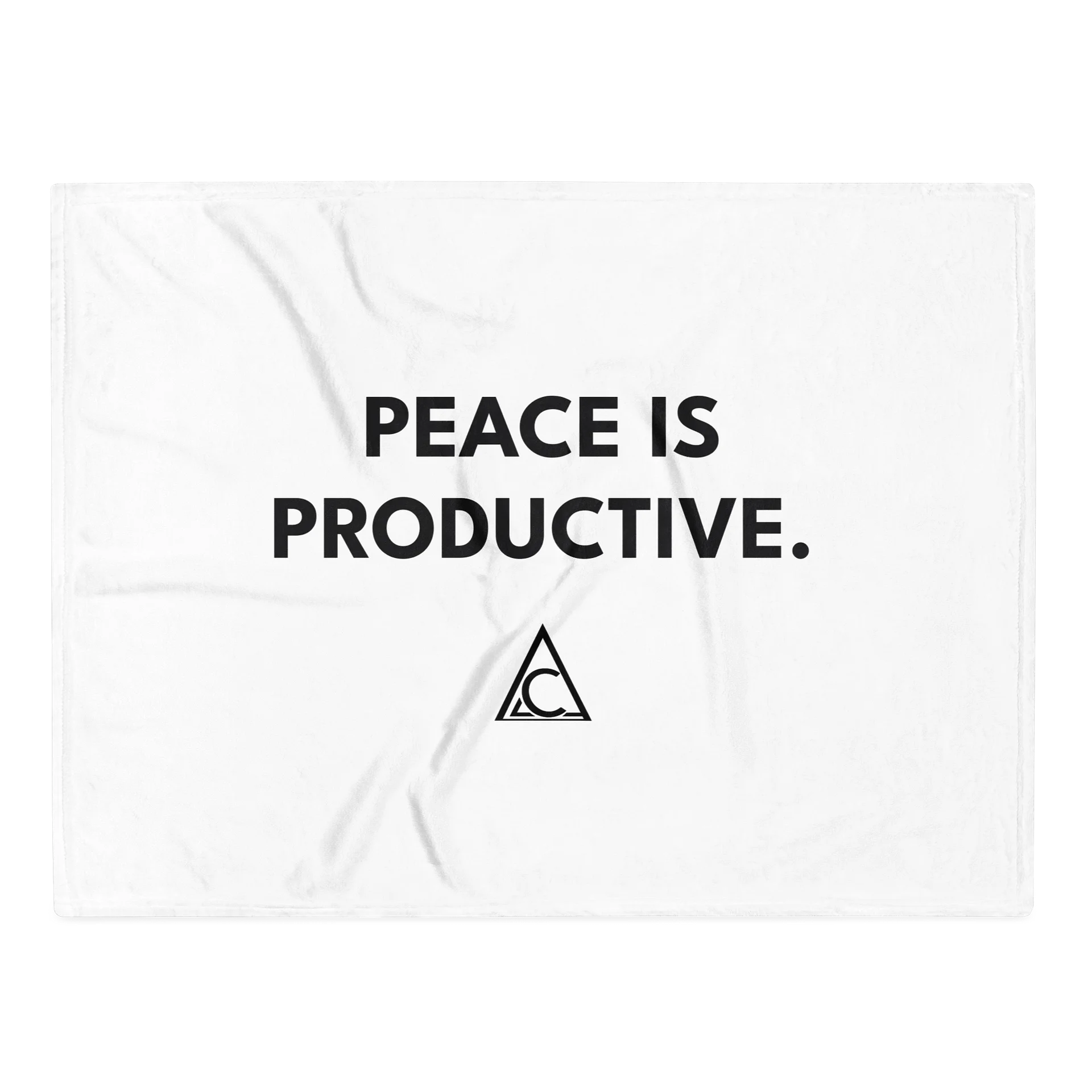 CLAUD Peace Is Productive Throw Blanket product image (2)