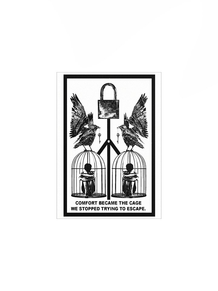 "Cages of Comfort." Print product image (2)