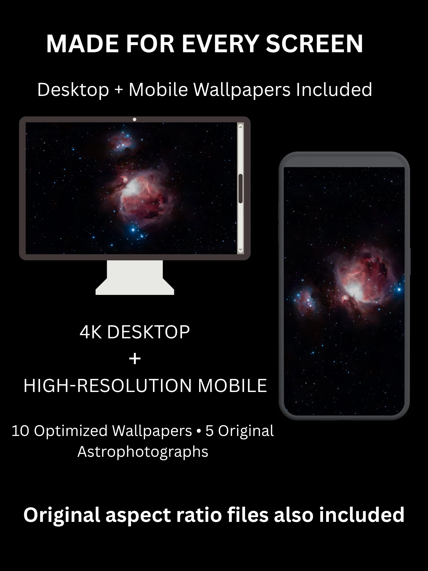 Orion Nebula (M42) Wallpaper Pack product image (2)