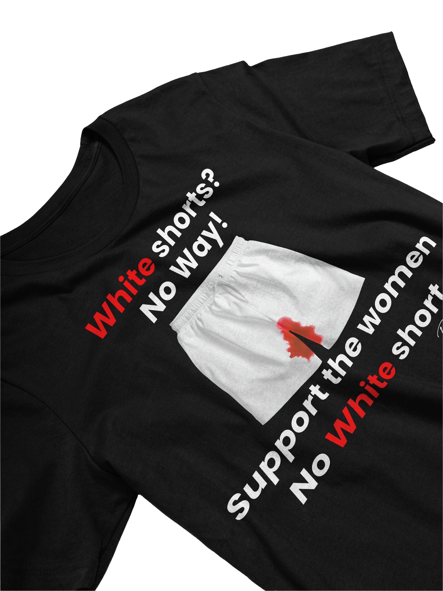 White short? No Way! Support the women No white short product image (3)