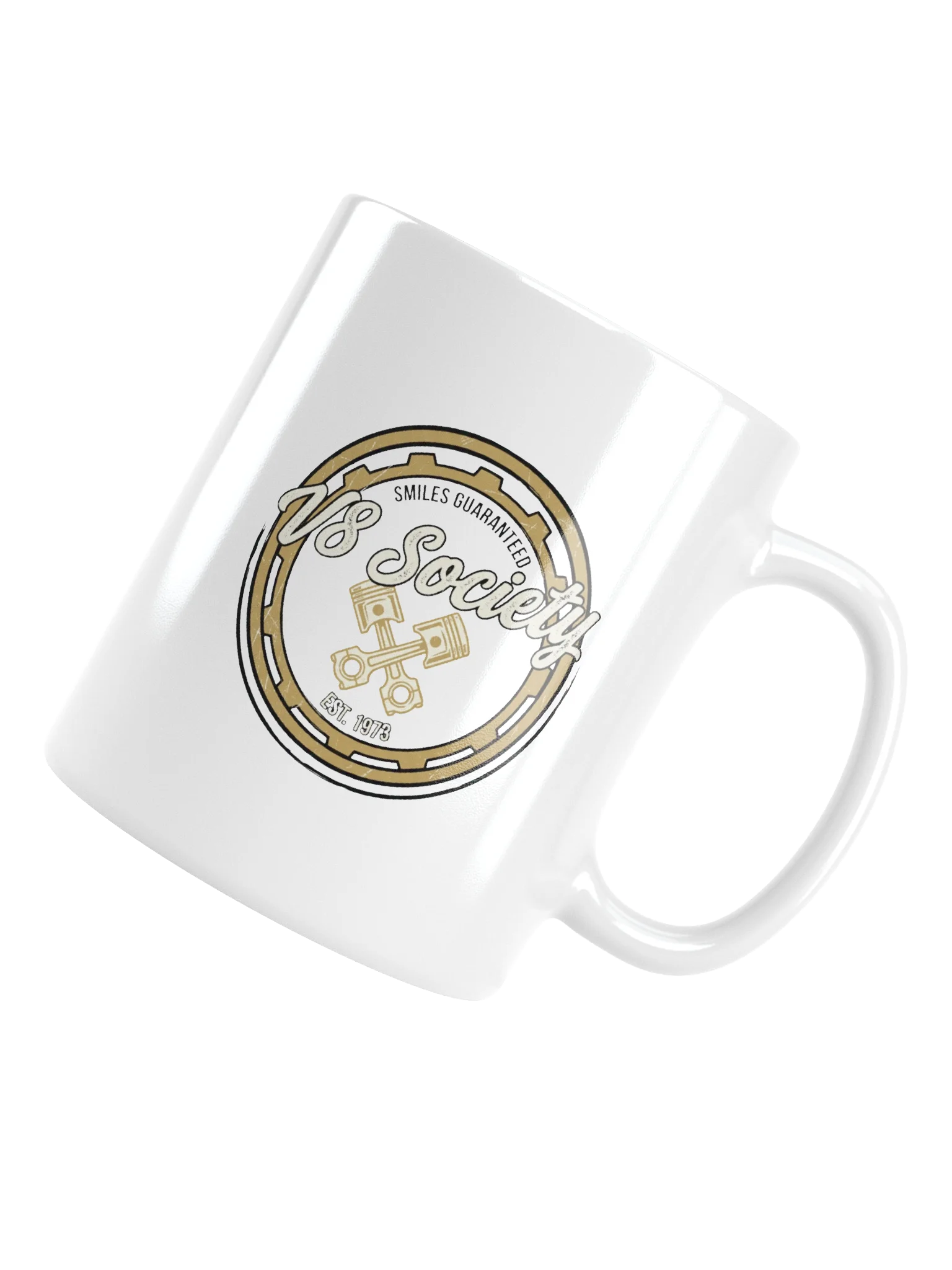 V8 Society Golden Engine Mug product image (14)