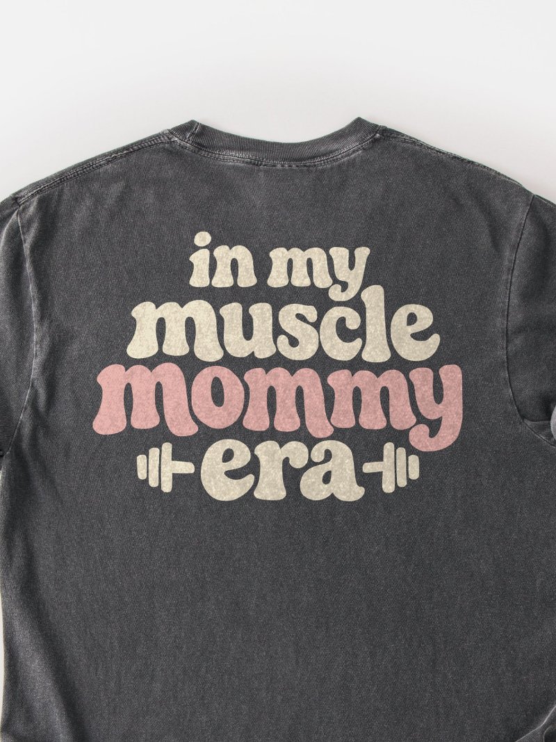 In My Muscle Mommy Era Oversized Gym Tee | Pump Cover product image (2)