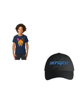 ShepQuest Kids T-Shirt and Hat Bundle