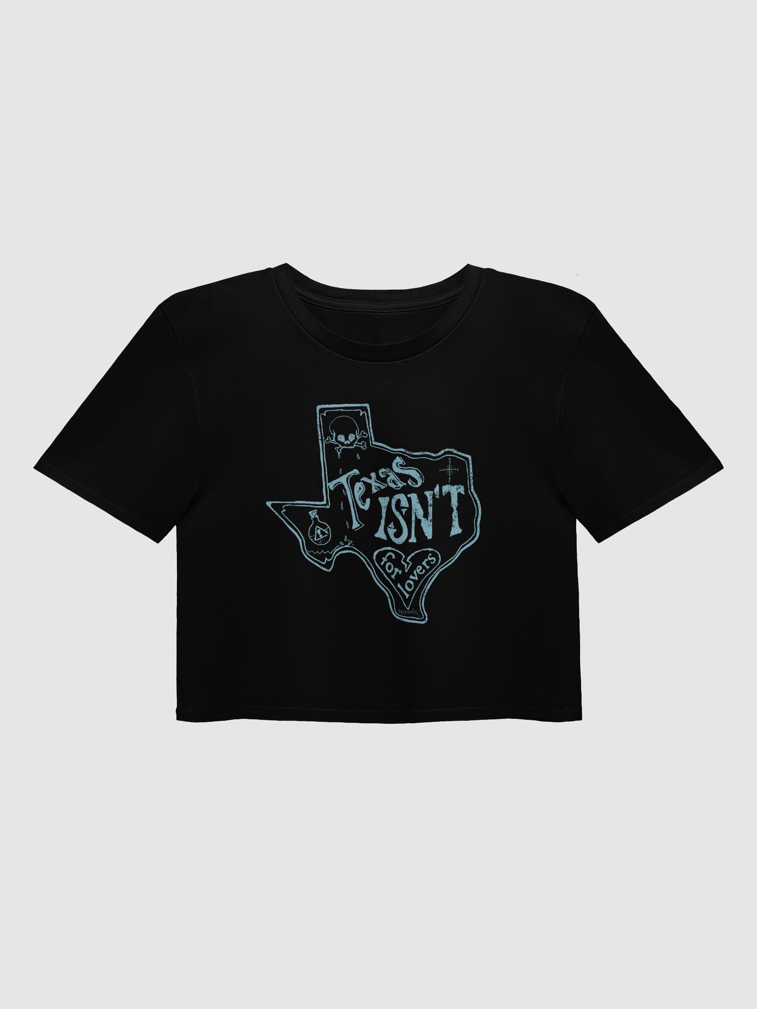 "Texas Isn't For Lovers" Crop Tee product image (2)