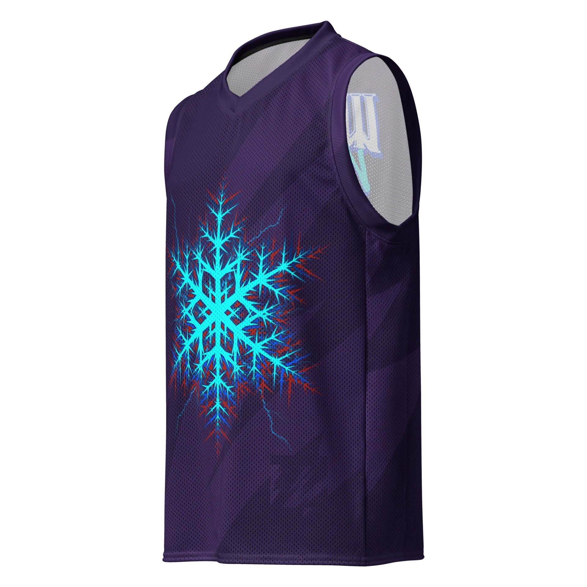 WICKED WINTERS SNOWFLAKE BASKETBALL SINGLET product image (1)