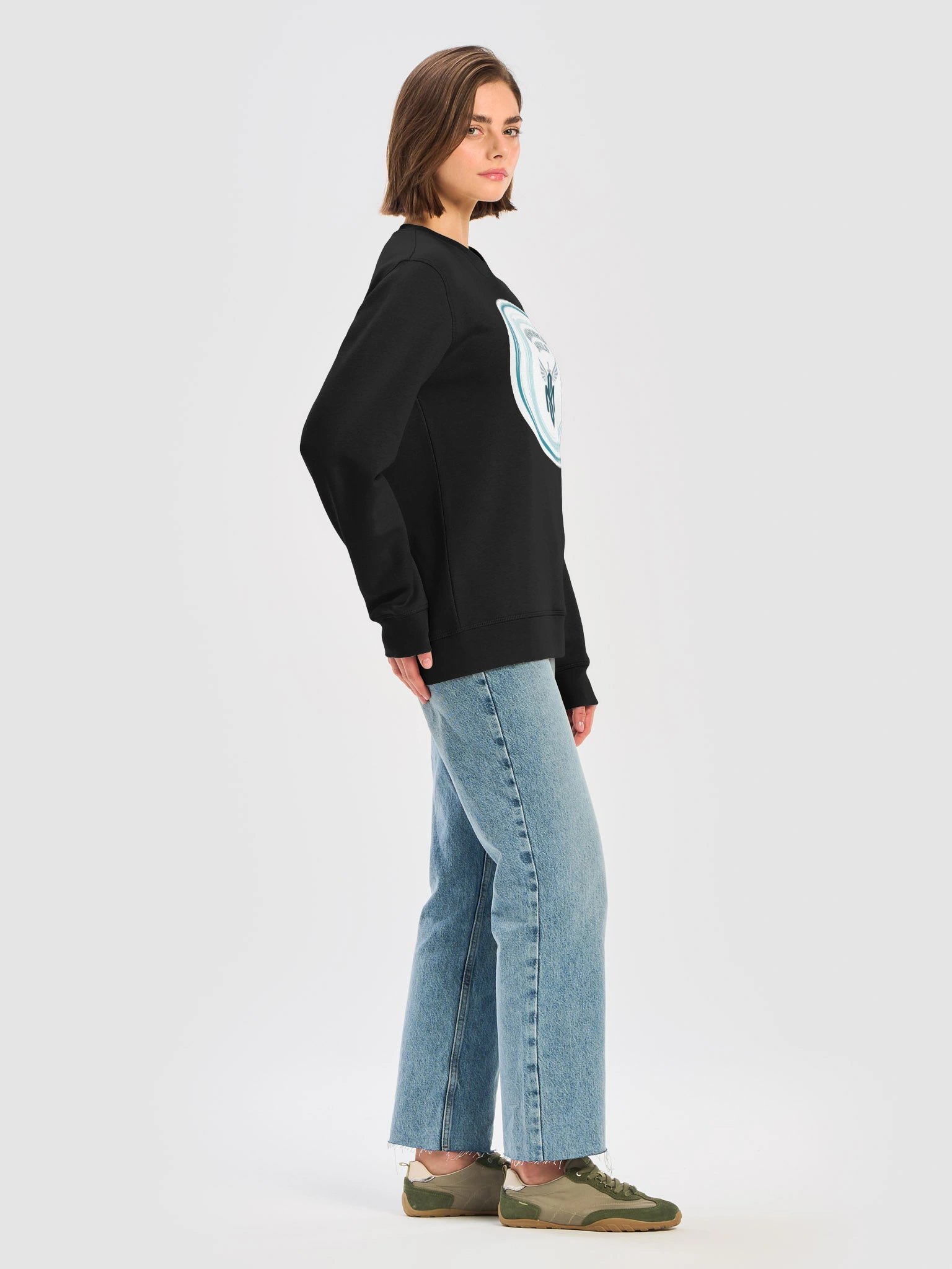 Missioned Souls Winged Emblem Circle Sweatshirt product image (13)