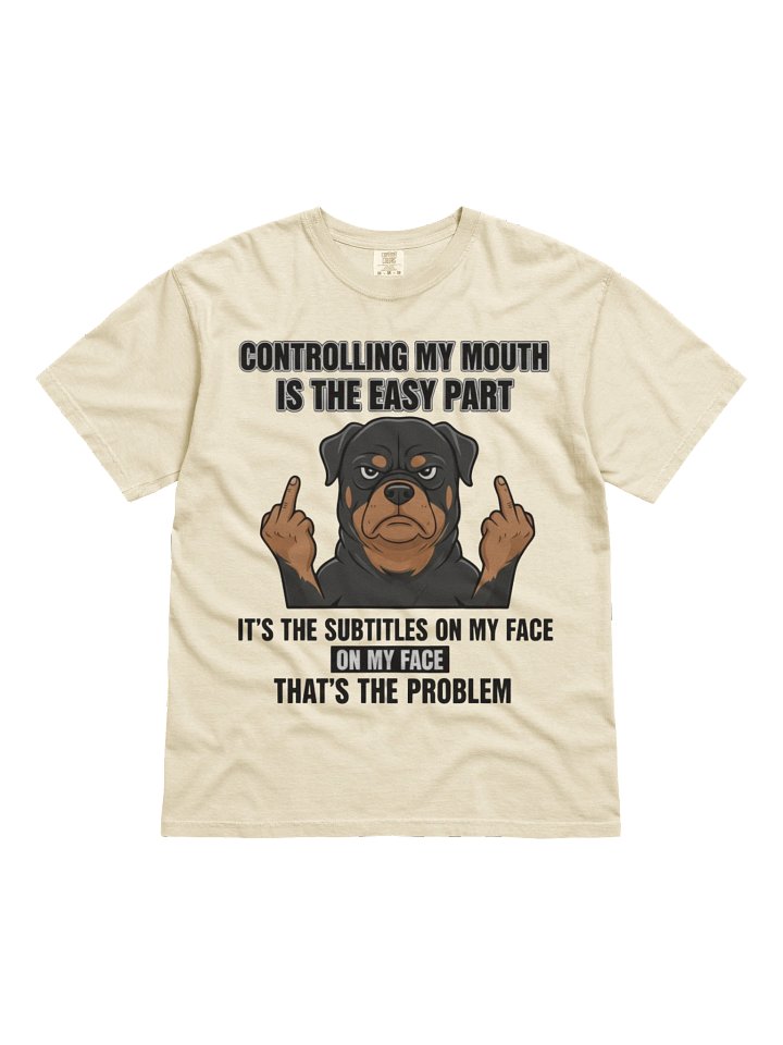 Expressive Rottweiler Tee product image (10)