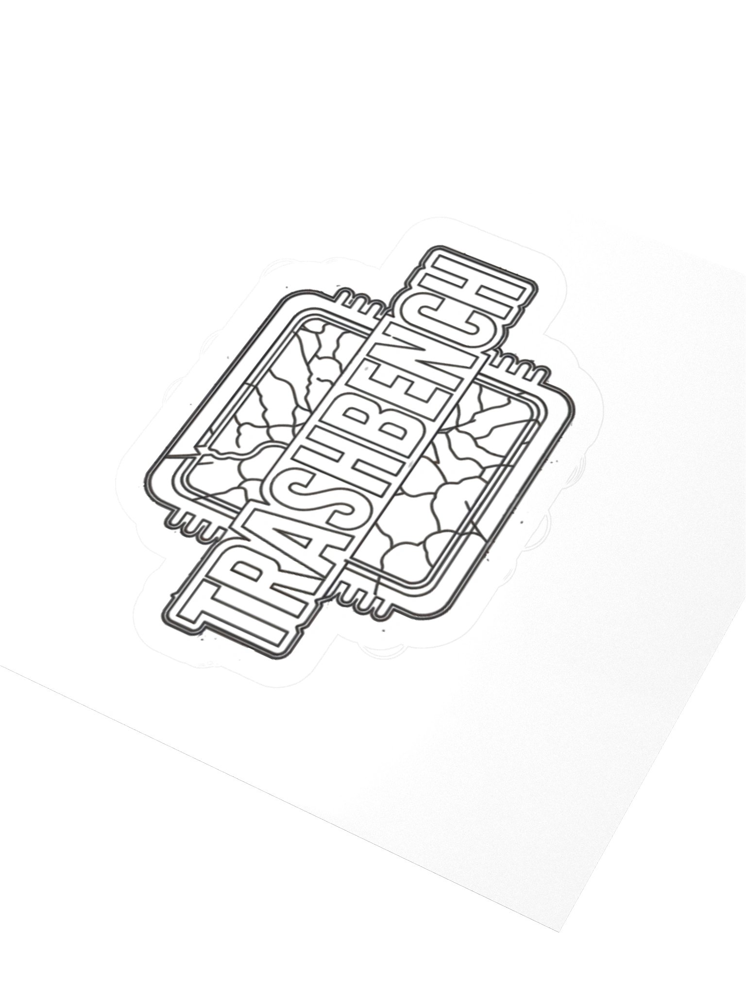 TrashBench Logo Sticker product image (10)
