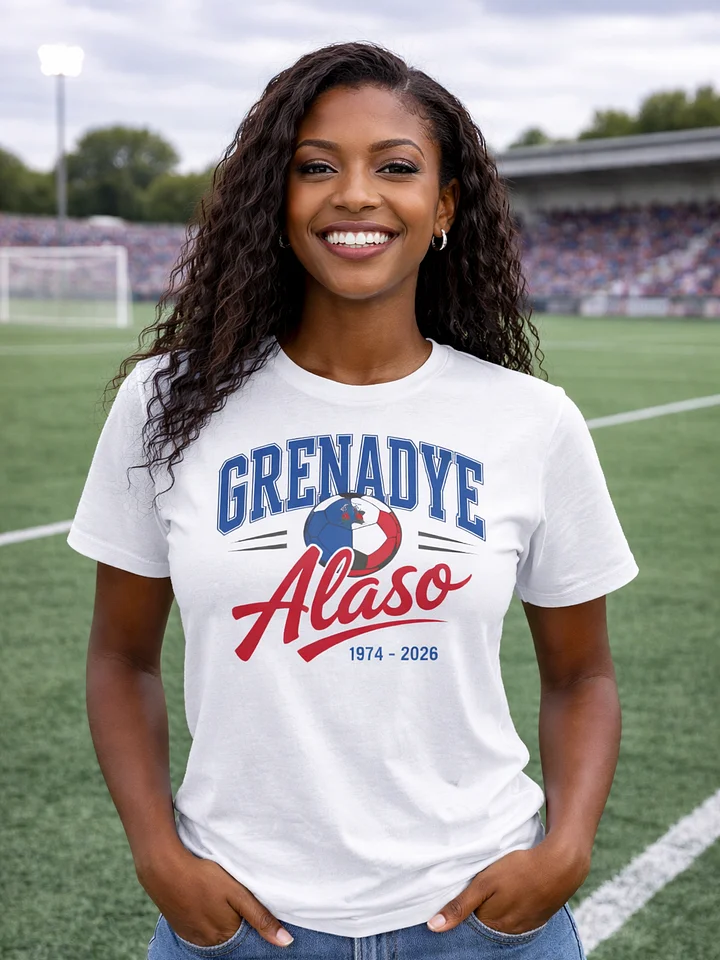 Grenadye Alaso – Haiti Soccer Pride T-Shirt 🇭🇹 product image (2)
