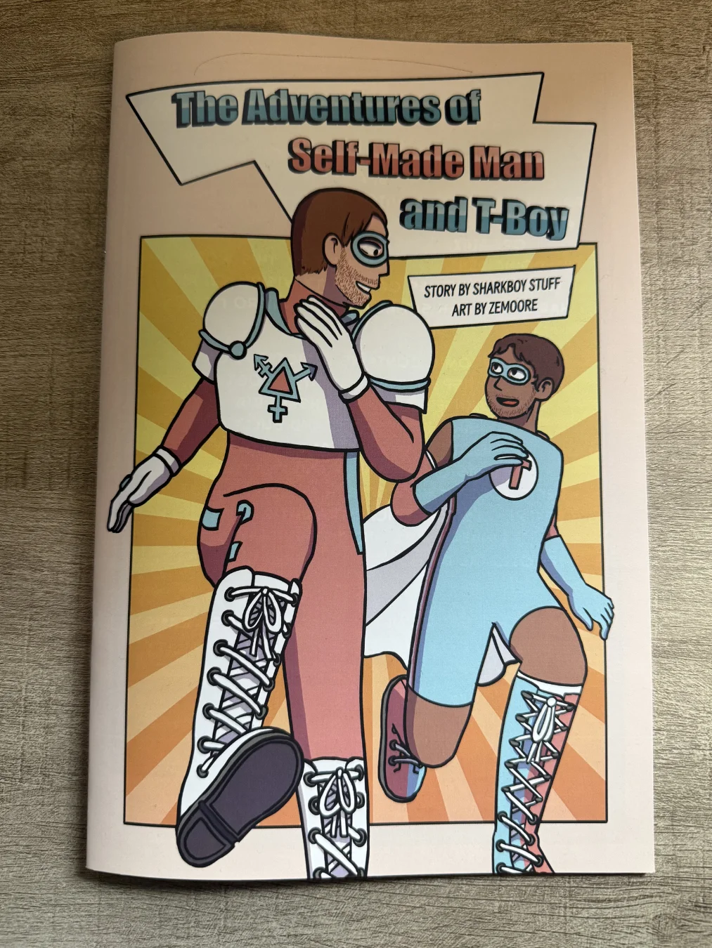 THE ADVENTURES OF SELF-MADE MAN AND T-BOY COMIC product image (1)