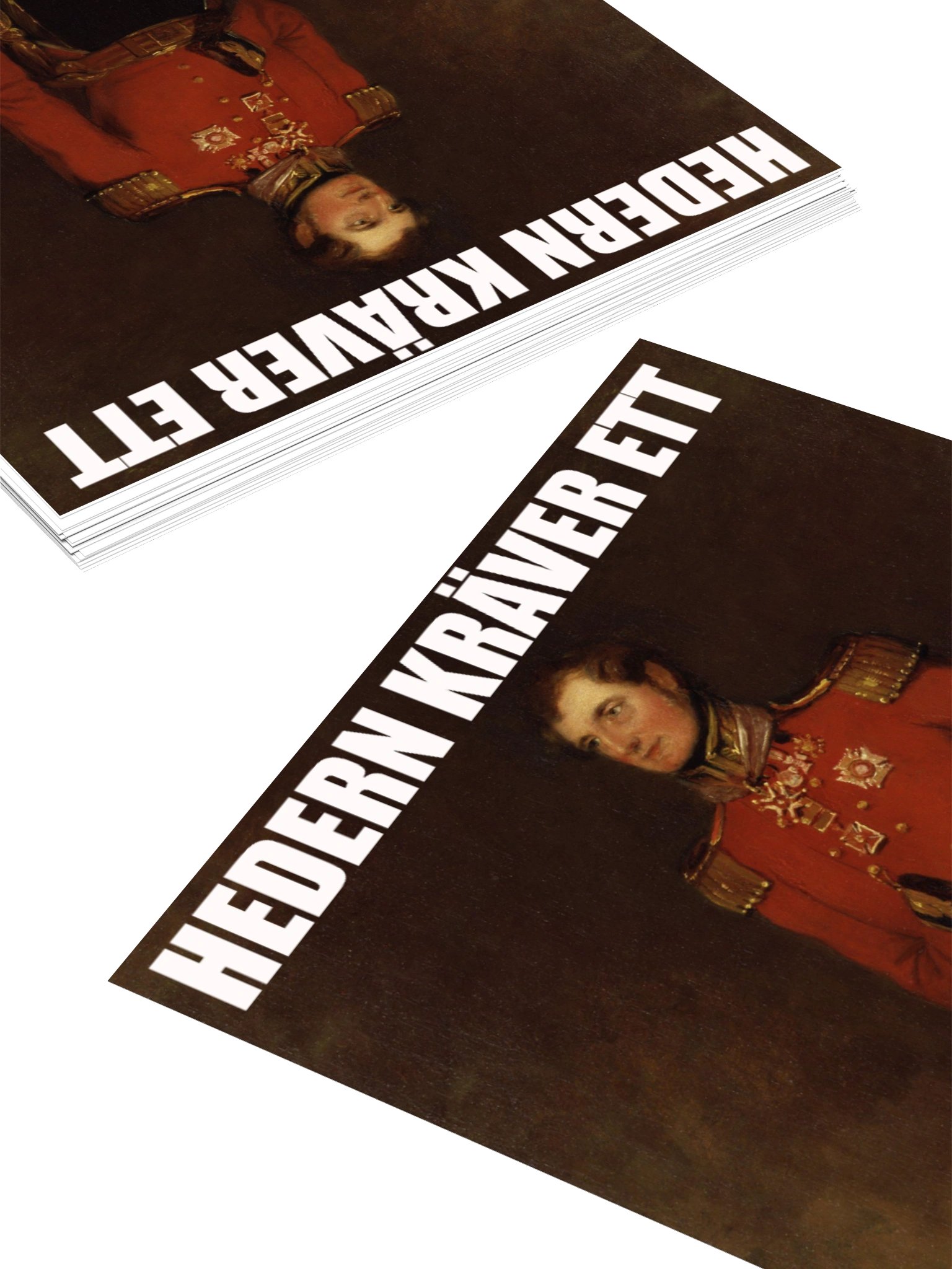 Hedern kräver ett infanterianfall (Sticker) product image (8)