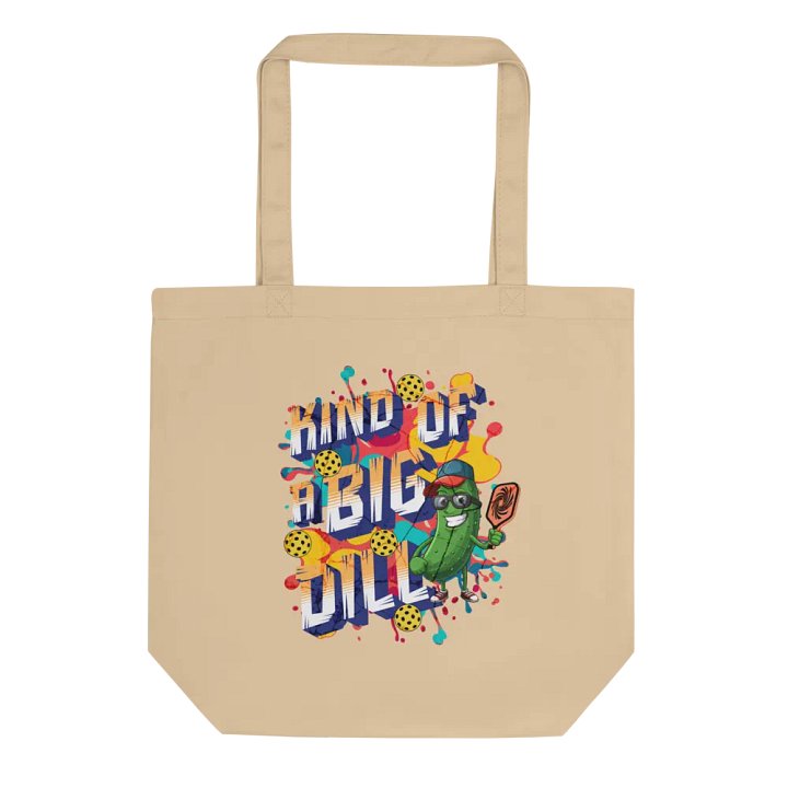 Kind Of A Big Dill Pickleball Cool Paddle Tote Bag product image (1)